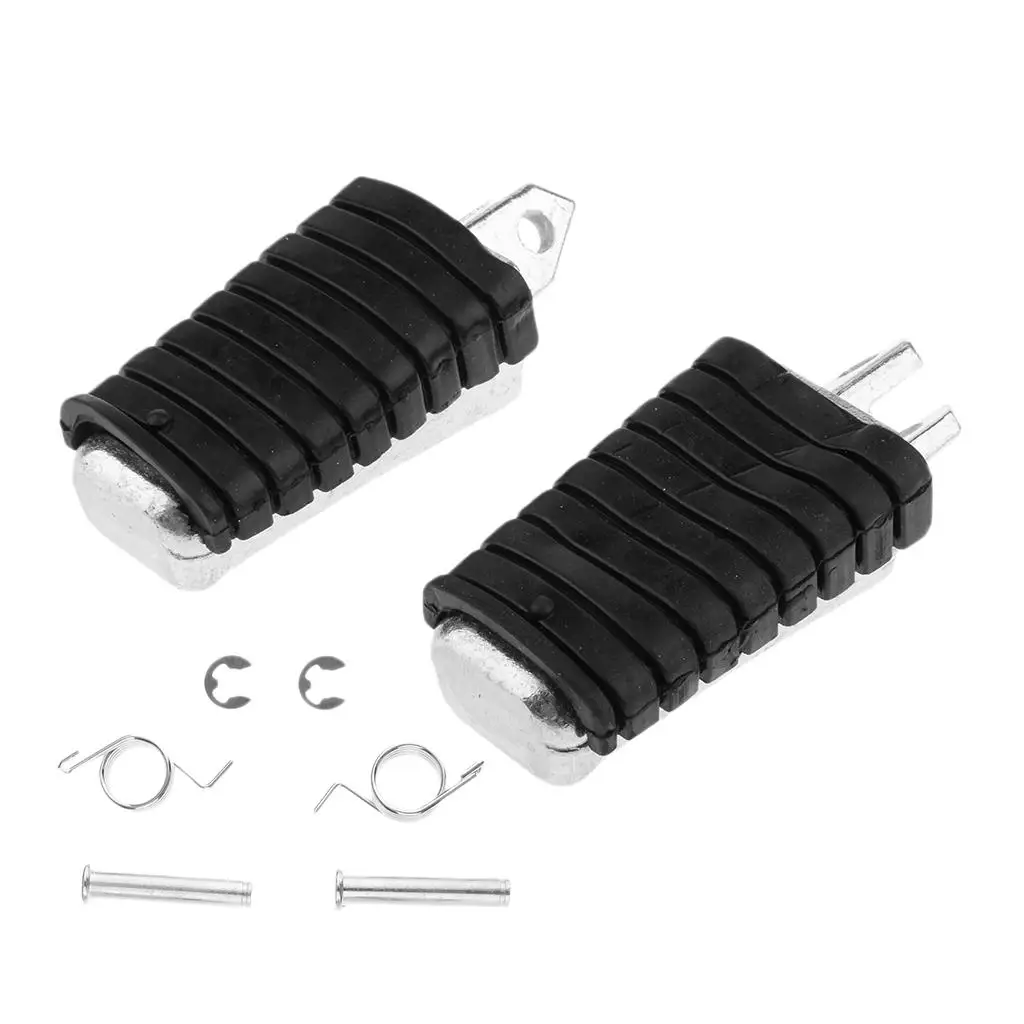 

Motorcycle Front Rider Footrest Durable Non Slip Pedal Replacement for Yamaha Virago XV400 XV535 XV700 XV1100 Accessories
