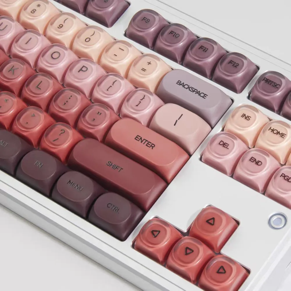 أحمر الشفاه موضوع Keycap مجموعة 134key PBT مخصص لطيف هلام ضباب غطاء لوحة المفاتيح HOA الملف الشخصي الألعاب KeyCap ل لوحة المفاتيح الميكانيكية هدية