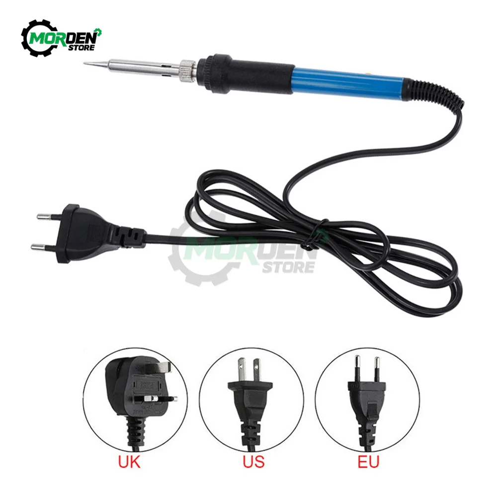 60W Electric Soldering Iron Household Adjustable Temperature Soldering Pen Soldering Gun Repair Tool Soldering Iron Head