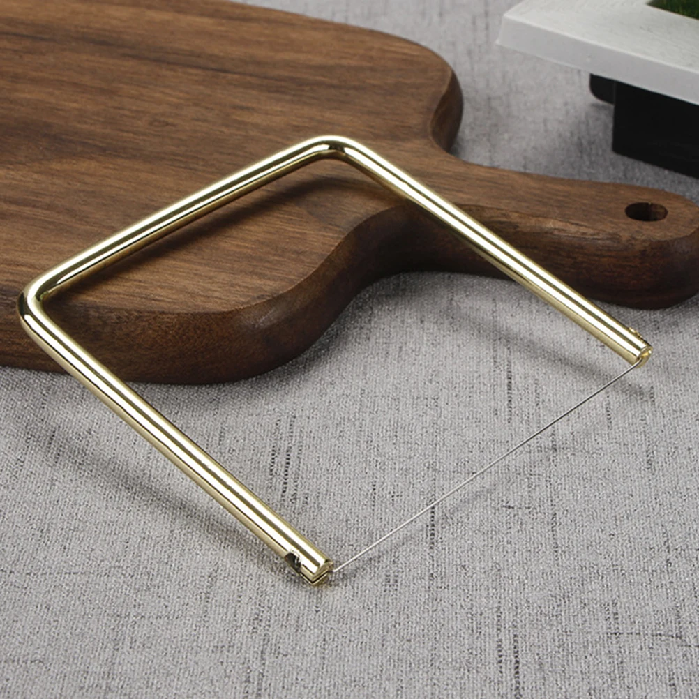

Stainless Steel Slicer Wire Cutter Soft Butter Uniform Slices Kitchen Tool Home Restaurant Hotel Ergonomic Handle for Cheese
