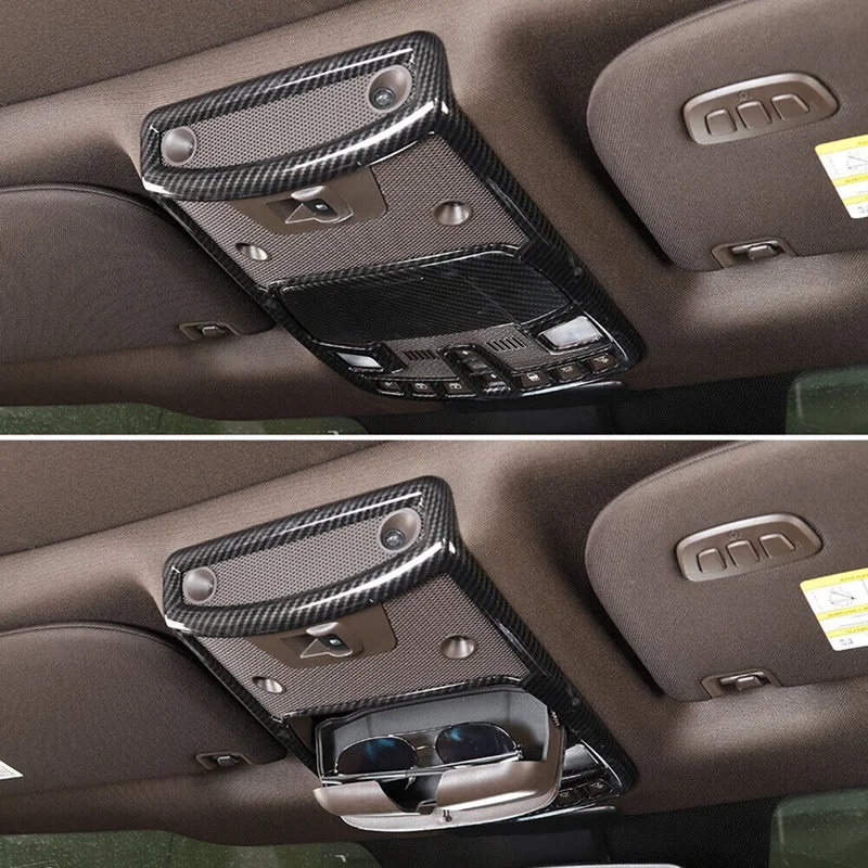 Front Reading Light Lamp Panel Trim Cover For Ford F150 F-150 2015 2016 2017 2018 2019 2020 Interior Accessories ,ABS