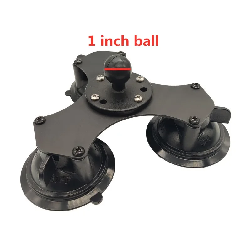 Ball Mount Twist Lock Suction Cup Base Window Mount 360 Degree Rotation For RAM Double Socket Arm Phones Action Camera Accessory