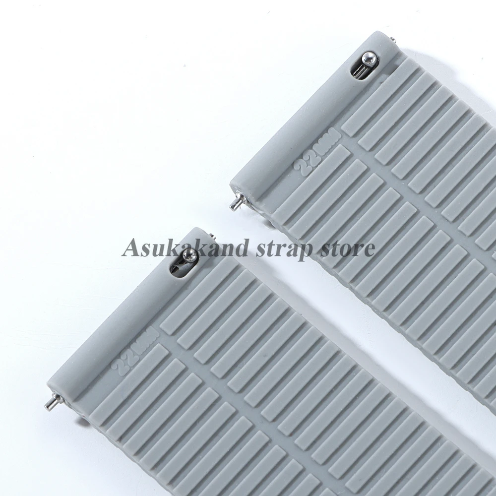 18 مللي متر 20 مللي متر 22 مللي متر 24 مللي متر حزام ساعة سيليكون ل Seiko ل رولكس لينة شريط مطاطي سوار الإفراج السريع الرياضة استبدال معصمه