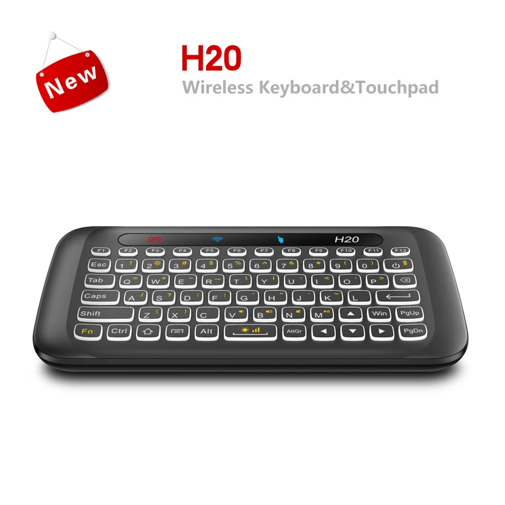 

2.4GHz Air Mouse Wireless Keyboard IR Leaning Remote Control Air Mouse Backlight Keyboard Adjustable Brightness for Smart TV Box