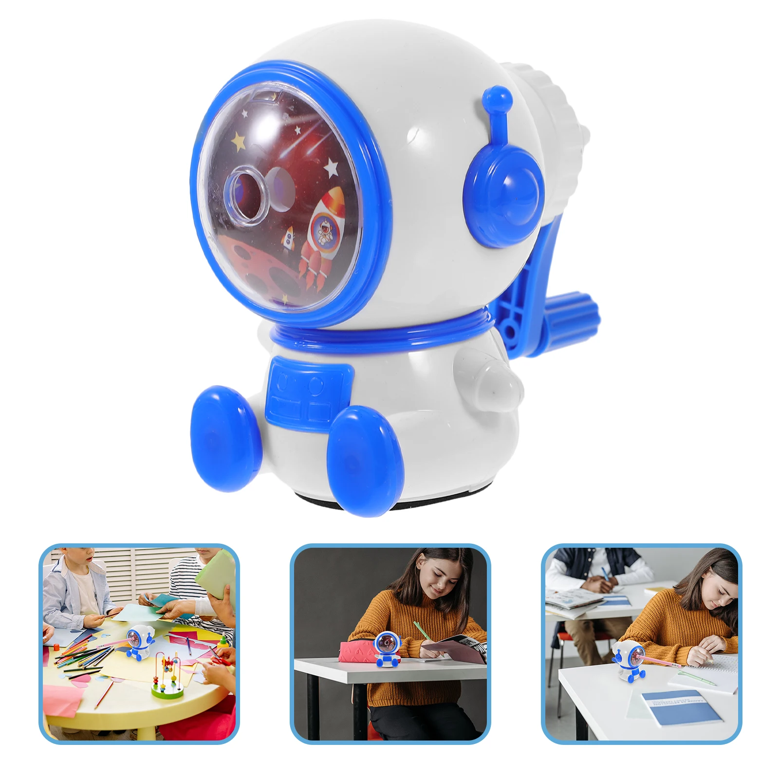 

Manual Pencil Sharpener Cartoon Hand-Crank Sharpener For Students School Office Portable Plastic Metal Smooth Core