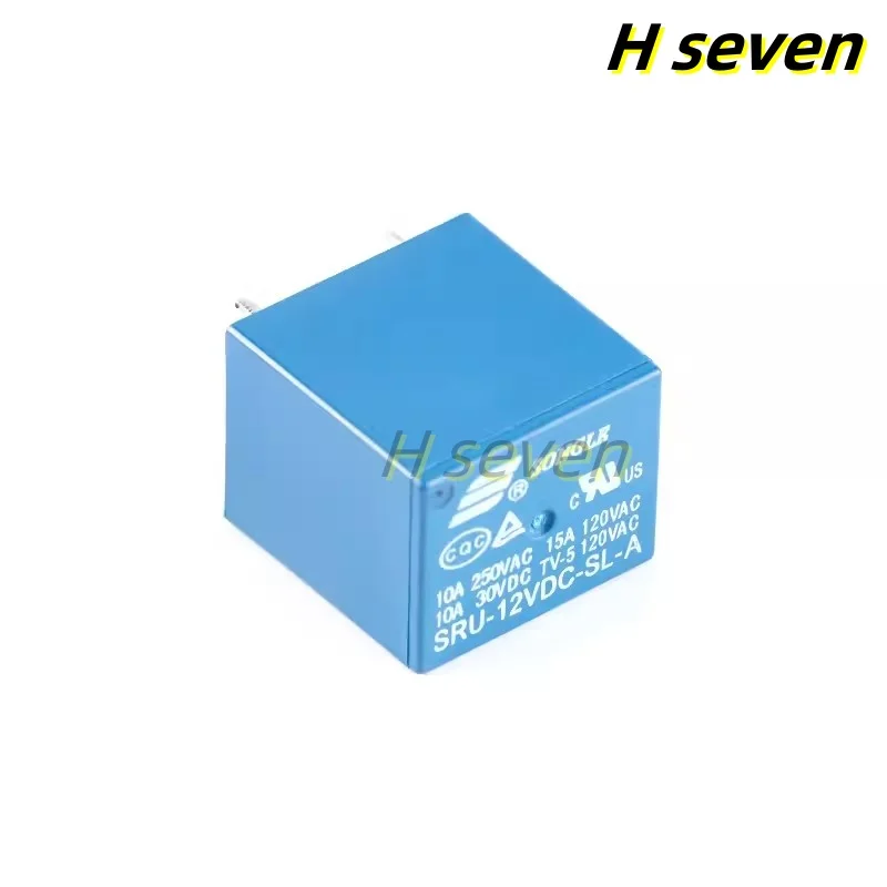 5pcs Power relay SRU-05V 12V 24VDC-SL-A/C 10A 4/5 pin