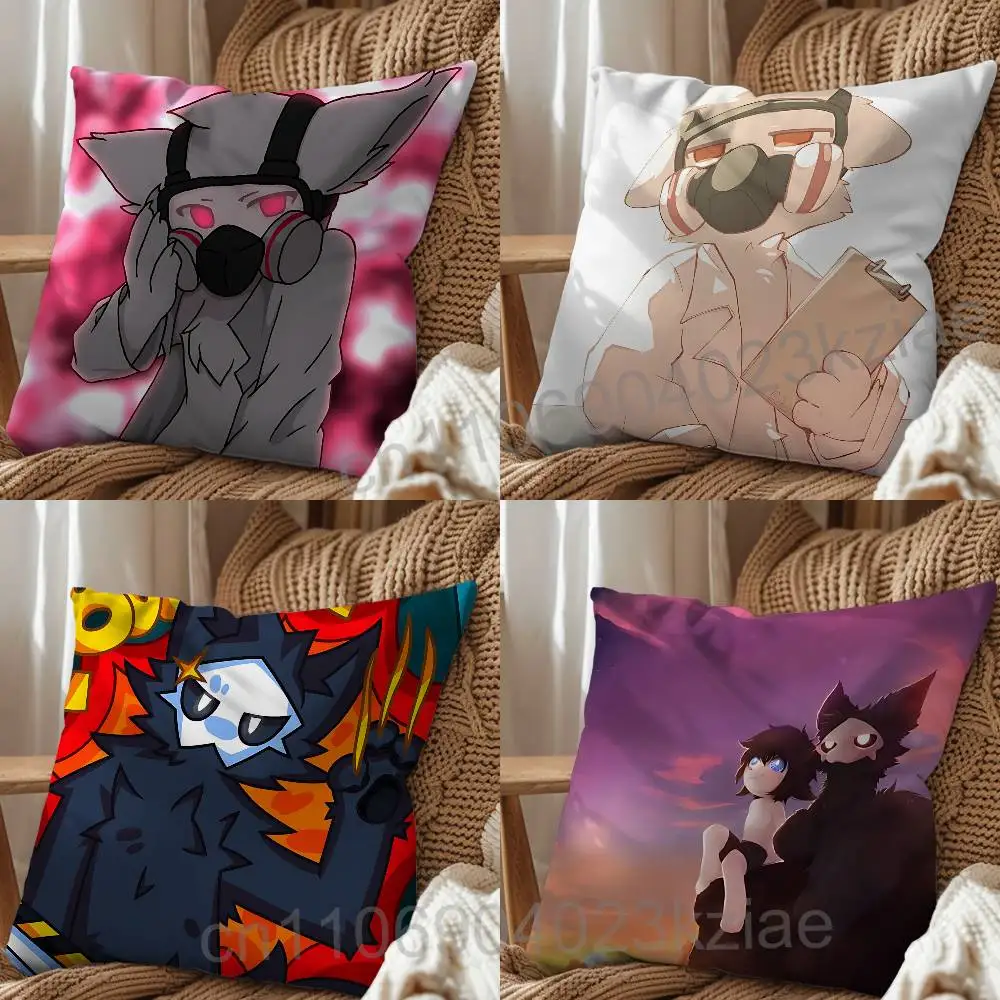 cute Dr. K Changed Puro Print Throw Pillow Cover Square Cushion Case for Living Room Bedroom Decor