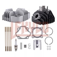 47mm Top End Cylinder Kit for Yamaha PW 80 PW80 Y-Zinger 1983-2011 BW80 Big Wheel 1986-1990 V80 Mate 80 1978 PY80 PEEWEE80 G80T