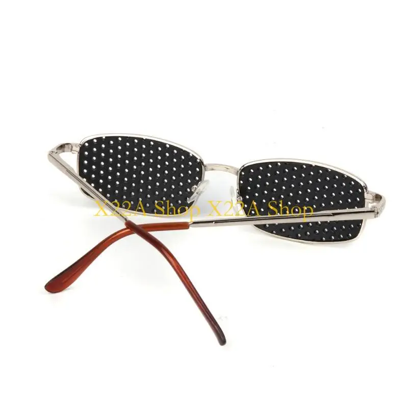 Unique Metal Pinhole Glasses Exercise Eyewear Eyesight Improvement for Vision Training