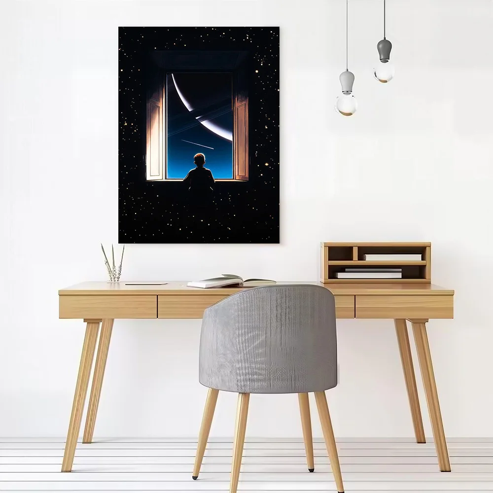 Cosmic Wonder Canvas Poster Customizable Printed Canvas Painting Wall Art for Fans Luxury Decoration Decorative Picture Pictures