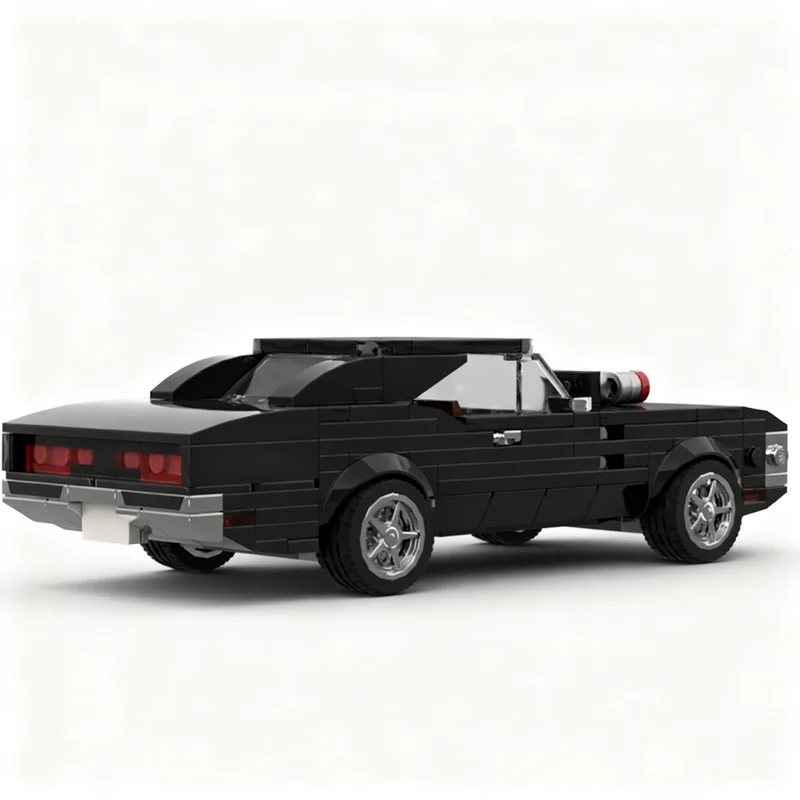 332pcs MOC City Champions Dodge Charger R T Fast Furious Model Building Blocks Architecture Toys Christmas Gifts Education Brick view 2