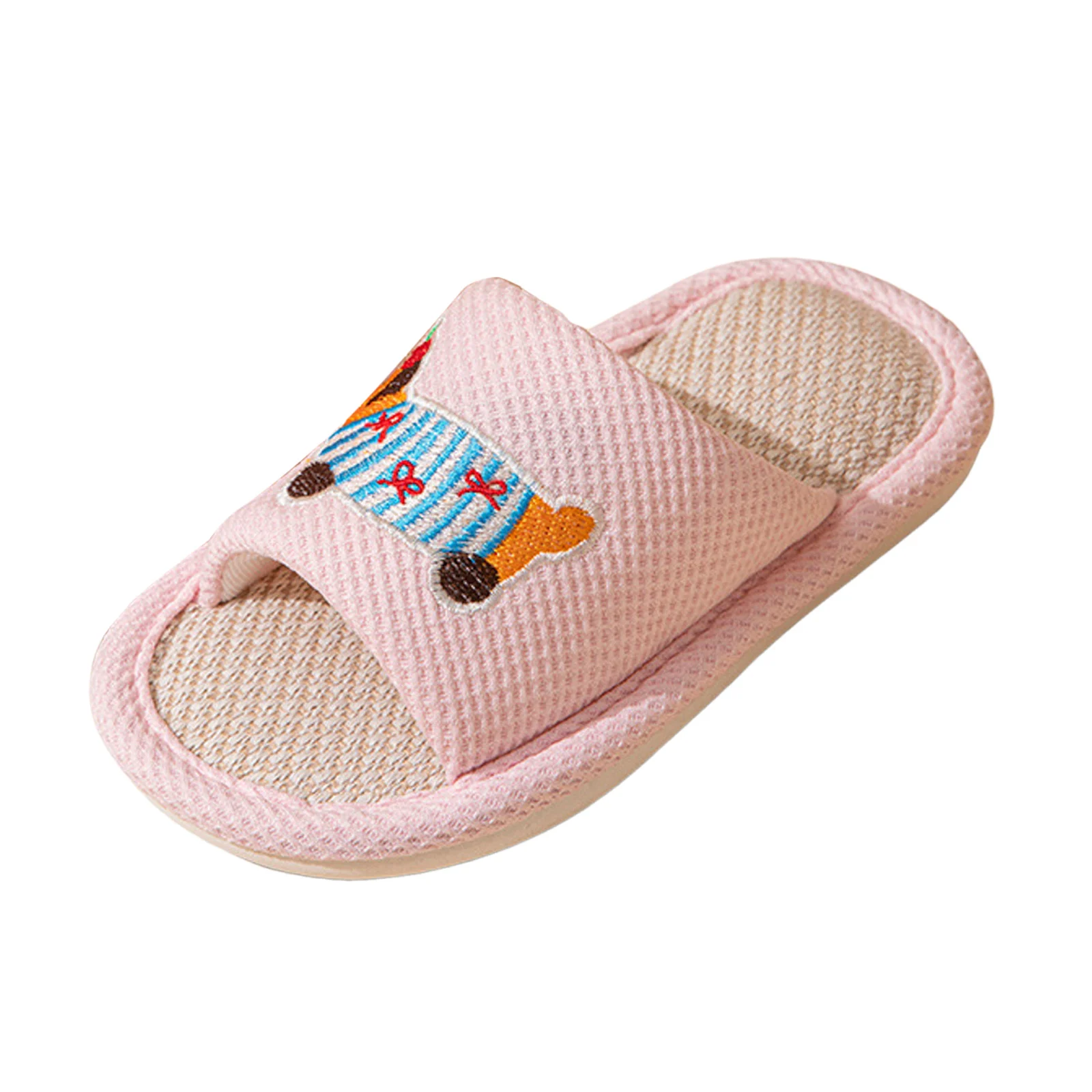 

Тапочки для маленьких девочек, детские домашние тапочки с рисунком щенка, нескользящие новые тапочки, зимние легкие уличные тапочки для девочек