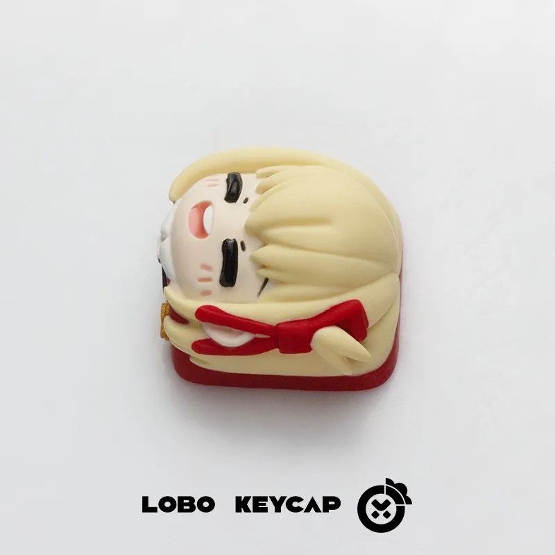 Lycoris Recoil！Keycaps Hand-made Resin Keycap Mechanical Keyboard Keycaps Animation Cute Customized Gaming Accessories Gifts