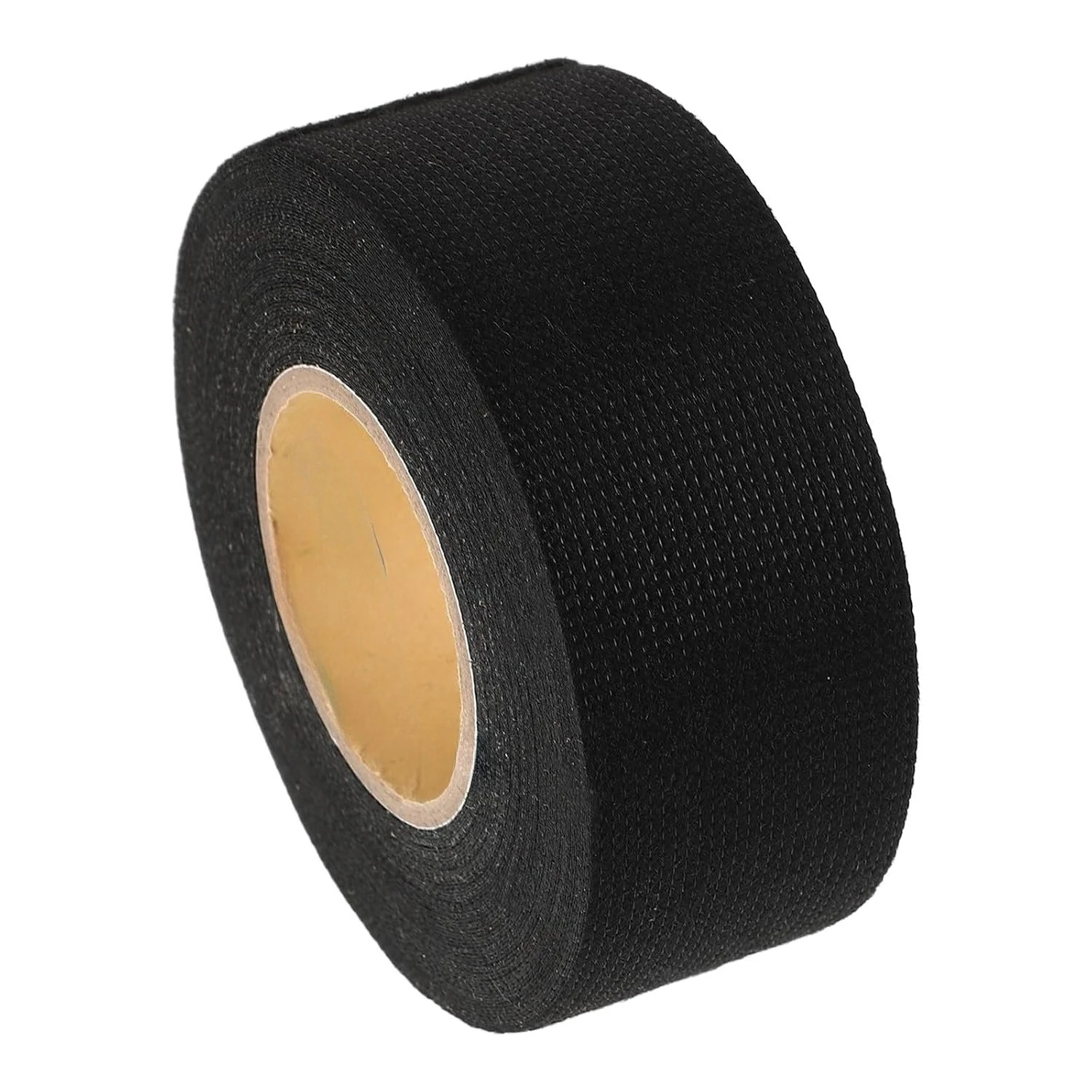 1 Roll 25M Black Cloth Fabric Adhesive Tape, Car Wiring Harness Tape for Auto Cable Looms Insulation Wrapping