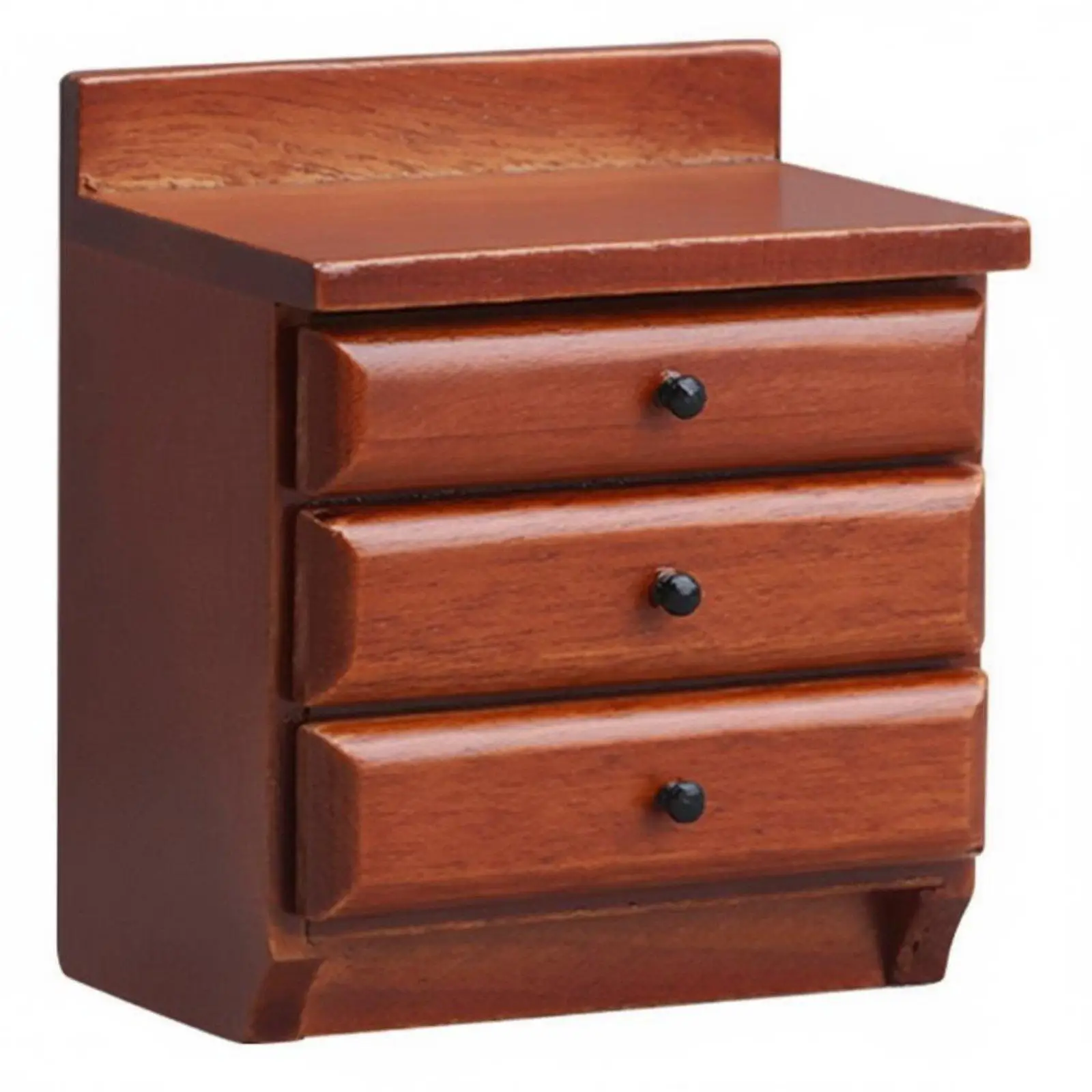 1:12 Scale Nightstand Realistic Look Dollhouse Nightstand Authentic Design 1:12 Scale Bedside Tables