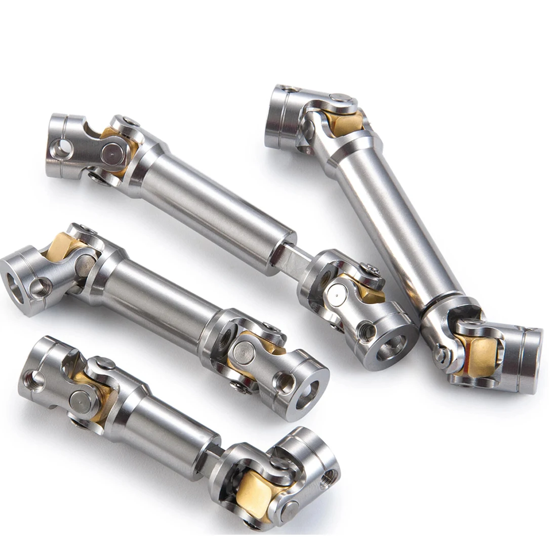

Metal Internal Spline Drive Shaft Universal Joint Driveshaft Steel Heavy-Duty Drive Shaft for 1/10 RC Crawler SCX10 TRX4 Capra