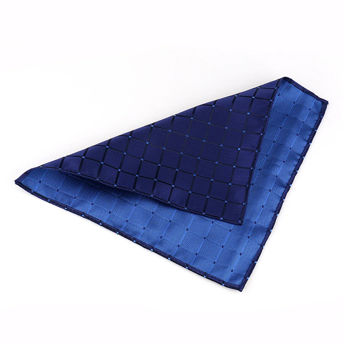 Luxury Elegant Vintage Classic Plaid Men Pocket Square with Tie Clip New Design Formal Wedding Business Party Suit Accessory