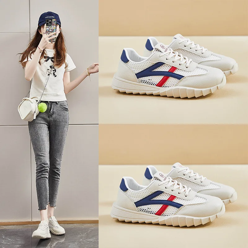 

2025 New Women's Sports Shoes Outdoor Non-slip Running Shoes Leisure Fashion Comfortable Walking Shoes Retro travel Hiking shoes