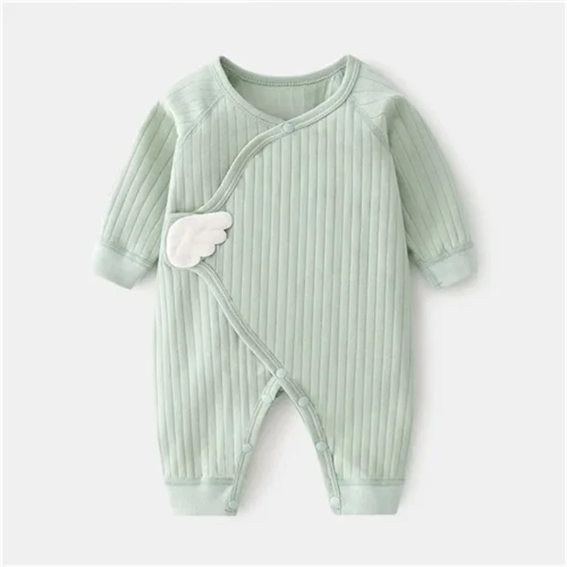 0-6M Spring Autumn Clothing New Newborn Baby Girl Boy Romper Cotton Print Infant Jumpsuit Casual Newborn Clothes For Girls Boys