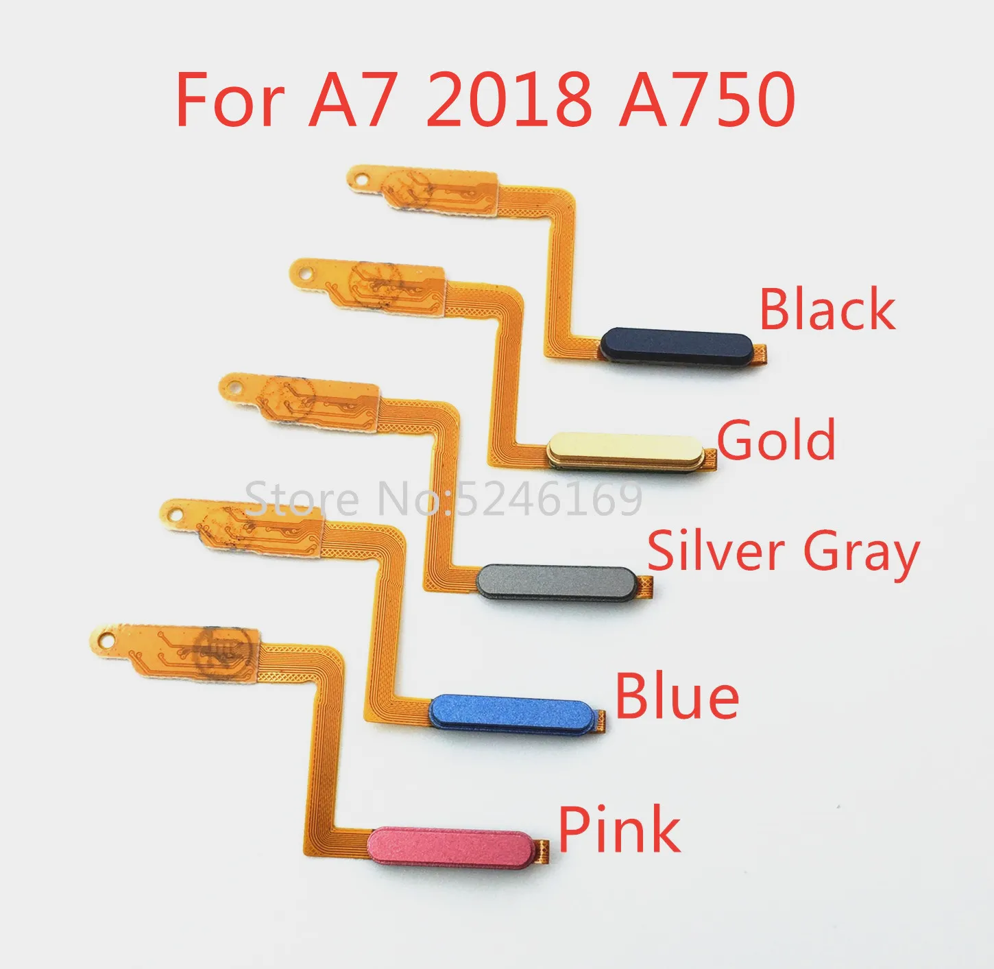 

1pcs New Fingerprint Sensor Flex Cable For Samsung Galaxy A7 2018 A750 SM-A750F Touch ID Replace Part