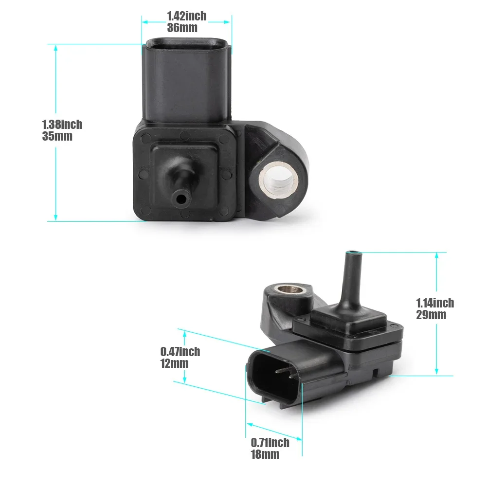 1865A035 Coletor de admissão de ar Boost Pressão MAP Snesor para MITSUBISHI L200 PAJERO 3.2L 079800 -7790