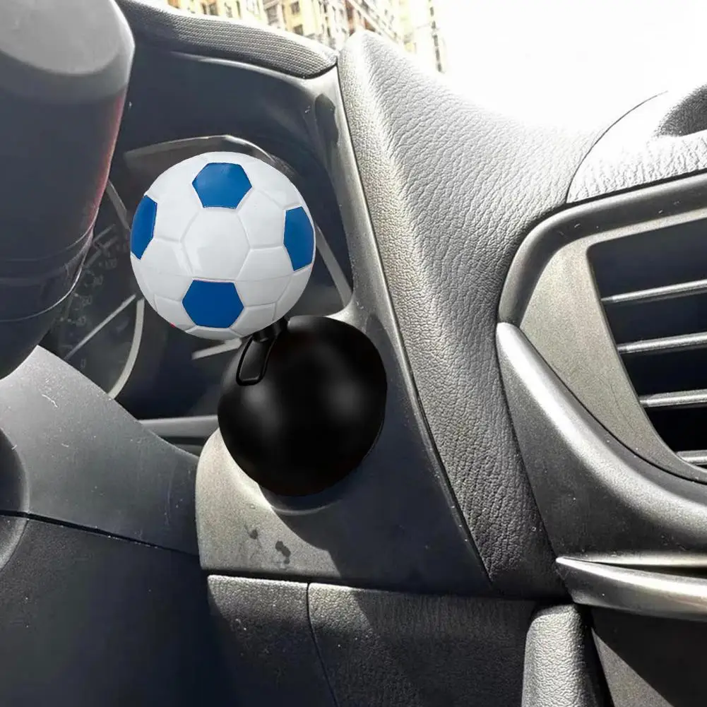 Start Button Rocker Cover Soccer Shape Car Start Button Cover Universal Size Joystick Starter Decorative Accessories for Engine