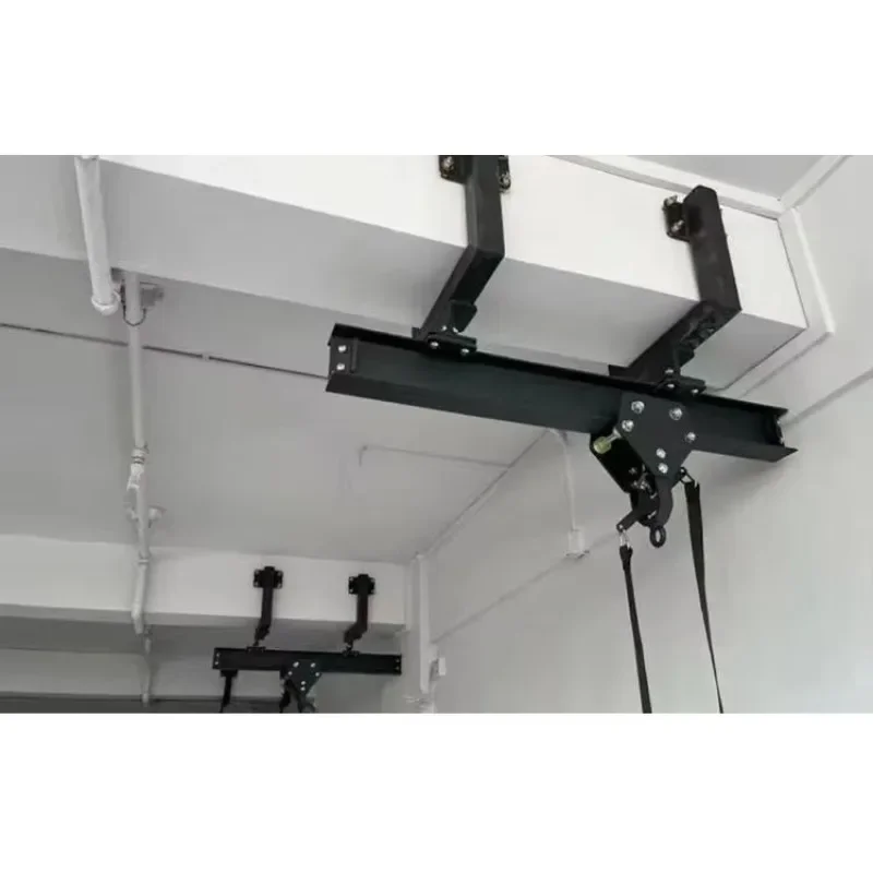 - Steel Sliding Perforated Boxing Bag Bracket with Guide Rail Pulley Heavy - Punching Bag Stand for Boxing Training