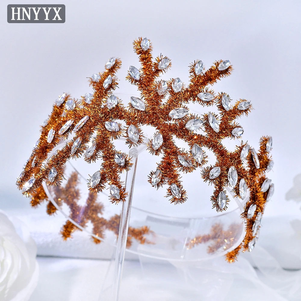 HNYYX Royal Vintage Rhinestone Belt Luxurious Sparkling Sashes High-end Unique Waist Decoration Handmade Belts Accessories SA373