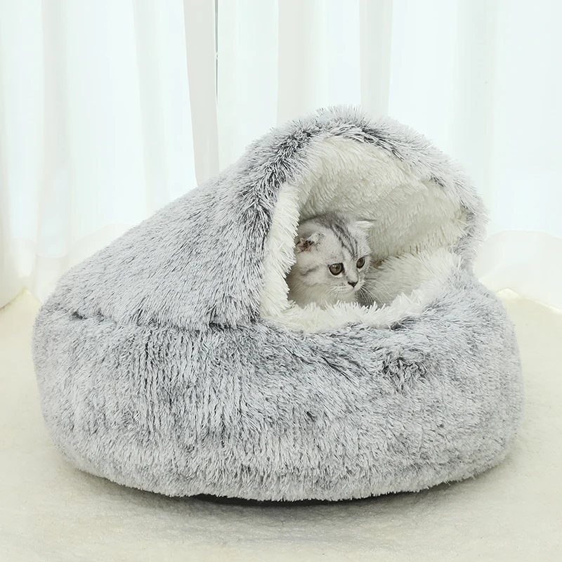 Pet Sofa Bed, Gray Color, Soft & Comfortable Cushion for Dogs and Cats, Cozy Pet Lounge with Removable Cover, for Home Use