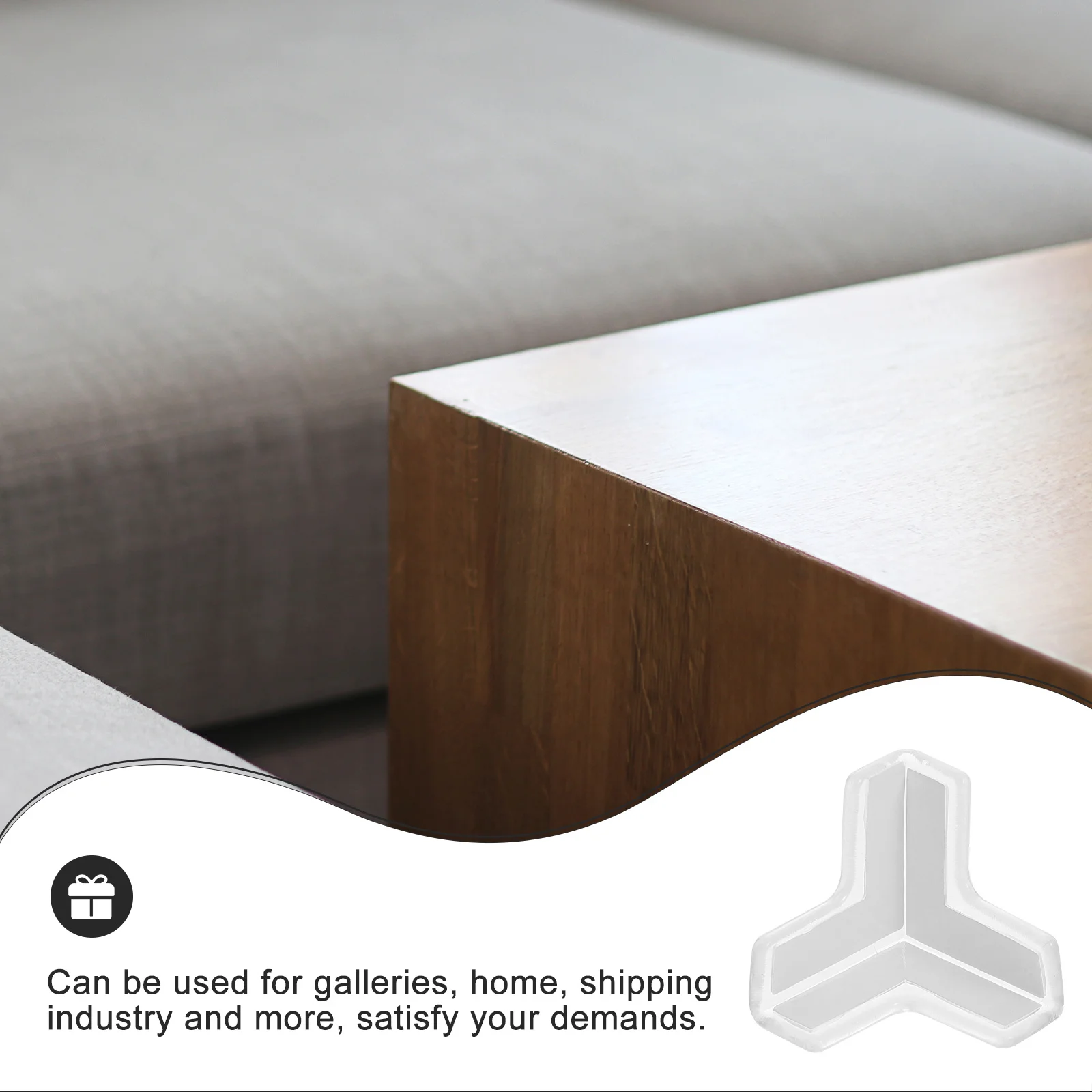 4 قطع من واقيات الزوايا الشفافة المقاومة للأطفال، واقيات حافة سلامة الطفل لطاولات الأثاث والمكاتب والخزائن