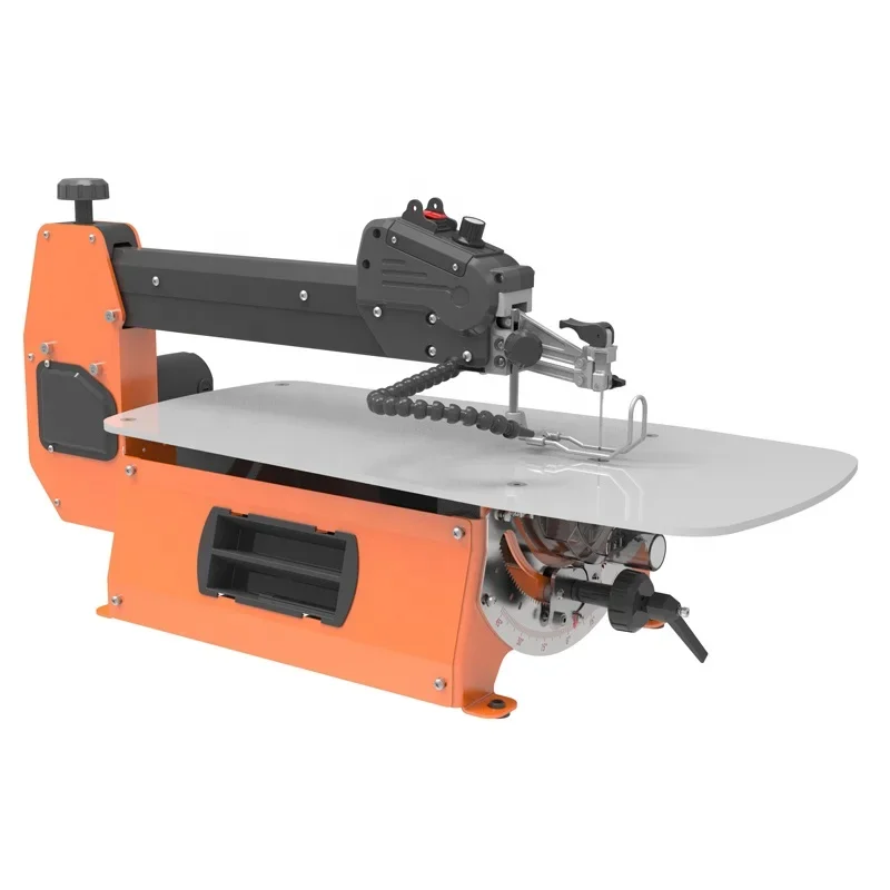 550~1550SPM 22 inch Wood Cutting Saw Variable Speed Parallel Arm Scroll Saw for Woodworking