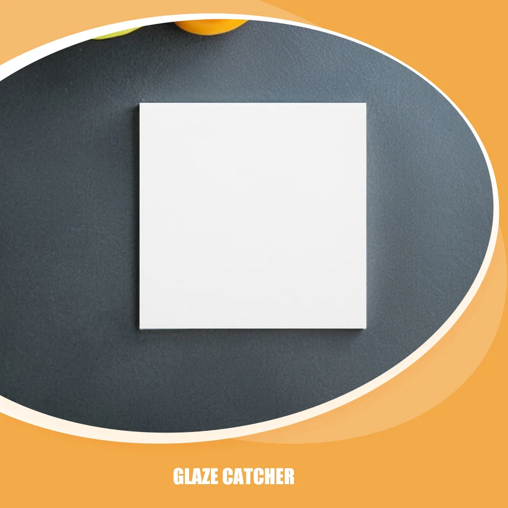 5 stks Keramische Vezels Rechthoek Papieren Hoge Temp Weerstand Anti-aanbak Glazuur Catcher Voor Aardewerk Gereedschappen Klei Crafting Oven Gebruik