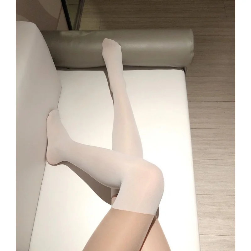 

Белые леггинсы с искусственным бедра, высокие колготки с открытой промежностью, 40D весенне-осенние бархатные чулки, настоящий снимок]]