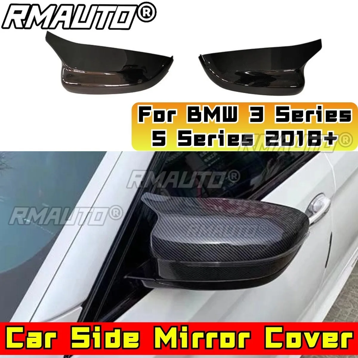 

Car Rearview Protect Side Mirror Cover Body Kit For BMW 3 Series 5 Series G20 G28 G30 G38 2018+ Rearview Mirror Cover Trim