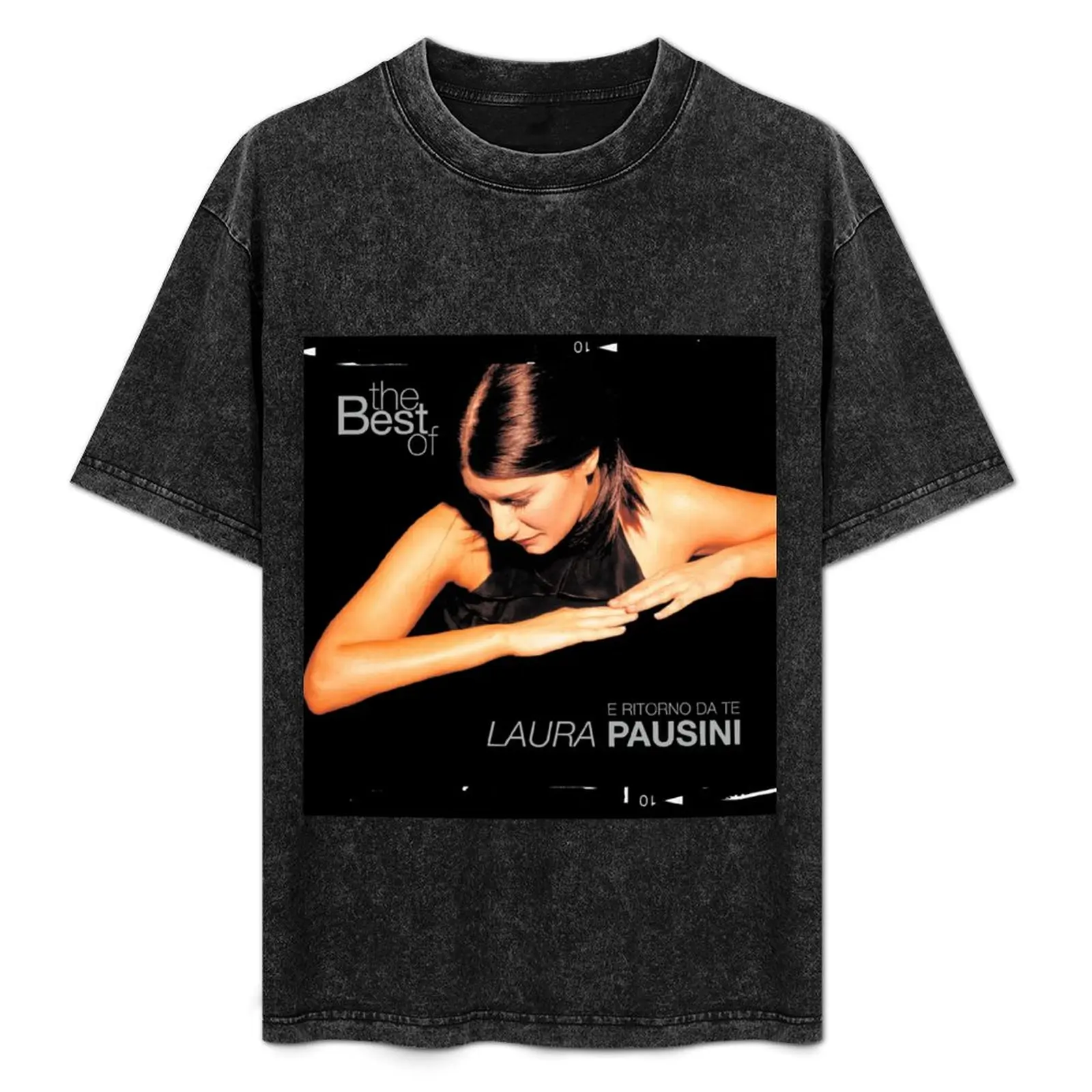 Camiseta de Laura Pausini, lo mejor de Laura Pausini y Ritorno da Te, talla grande, corte cómodo