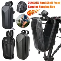 2/4/5L Electric Scooter Front Bag Waterproof Frame Scooter Hanging Bag Hard Shell Bags Pouch Outdoor Cycling Storage Accessories