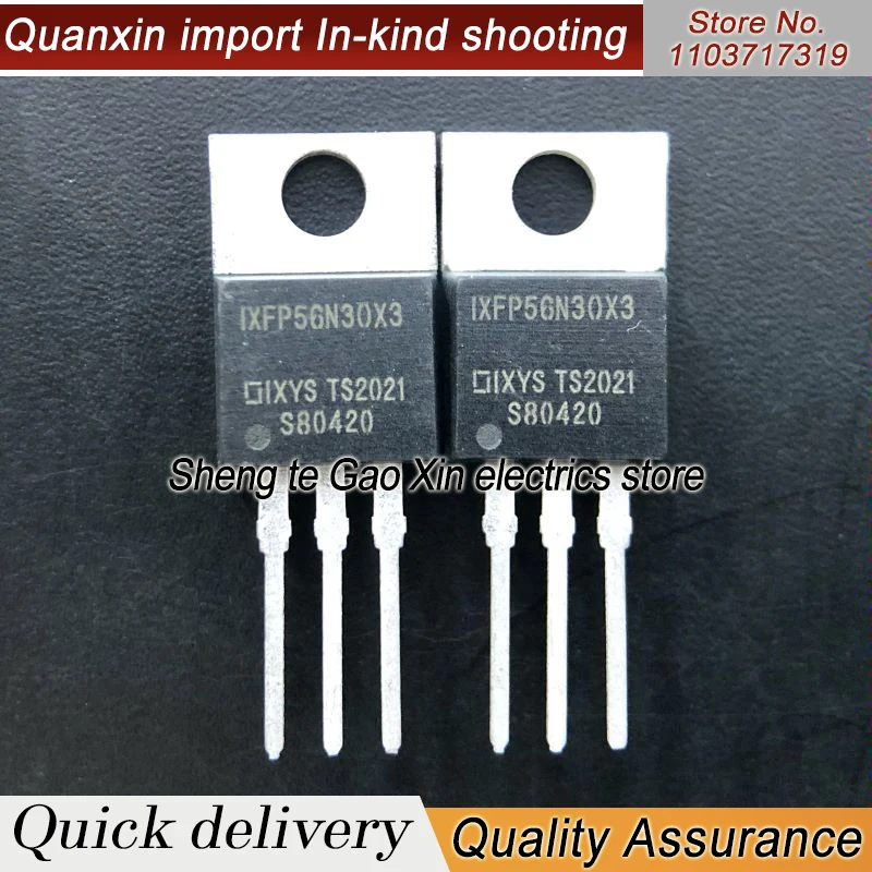 

5 шт-10 шт IXFP56N30X3 TO-220 300 В 56 А оригинальный импортный товар лучшего качества