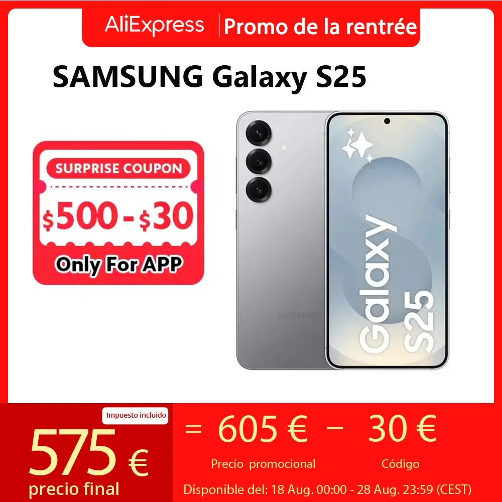 Nuovo Samsung Galaxy S25 5G AI Smartphone Snapdragon 8 per Galaxy Elite 6.2 120Hz AMOLED 2X Display 50MP Qual fotocamera cellulare