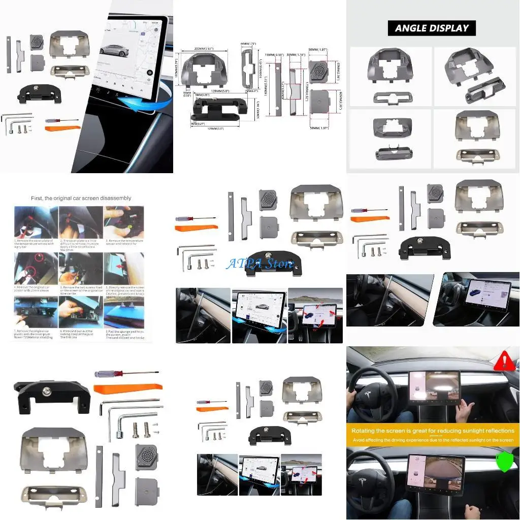 

U13C For Y Central Control Screen Rotating Holder Navigation Car Mount