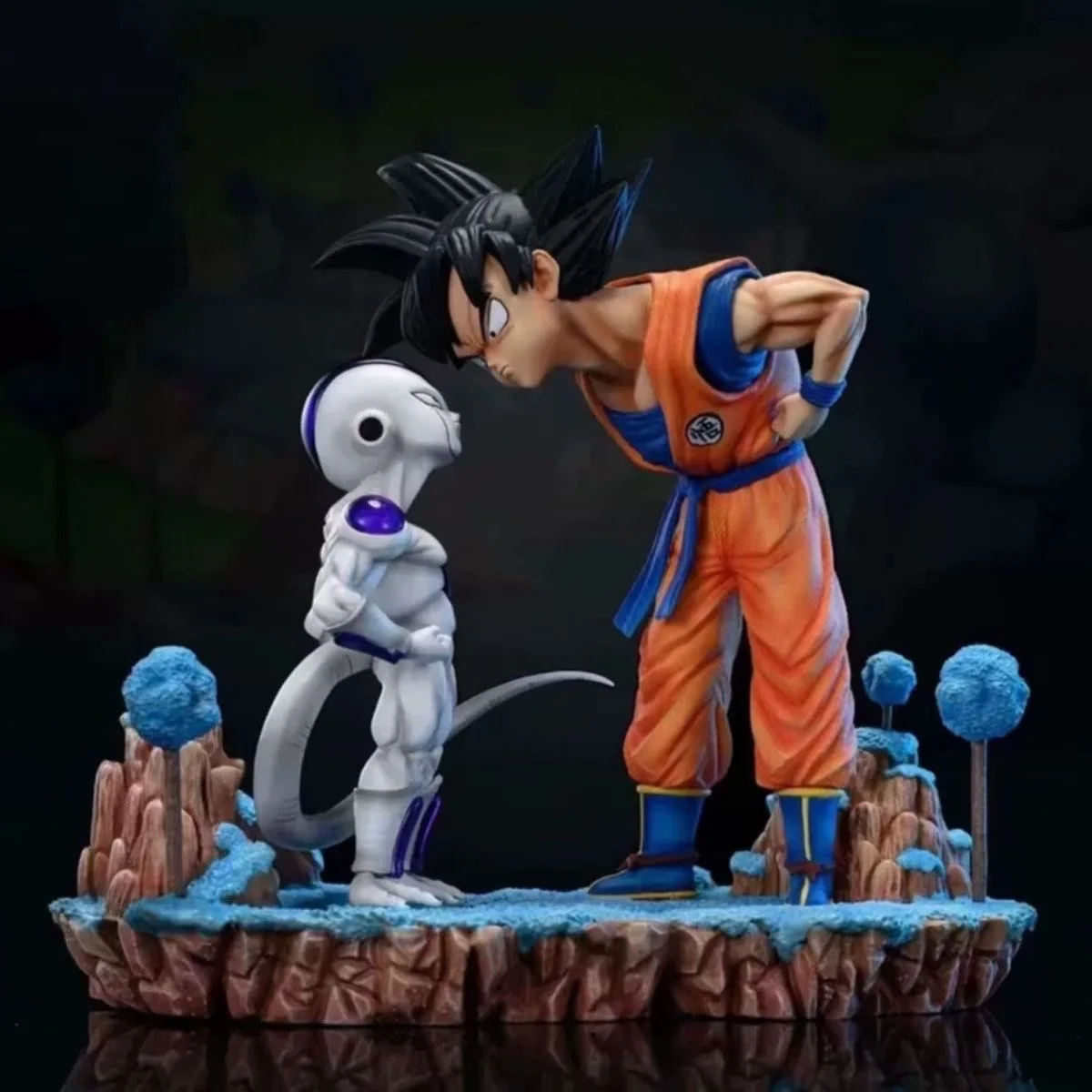 14cm Anime Dragon Ball Z Figure Son Goku Vs Frieza Figure Goku Figurine Frieza Action Figure Model Collection Statue Toys Gifts