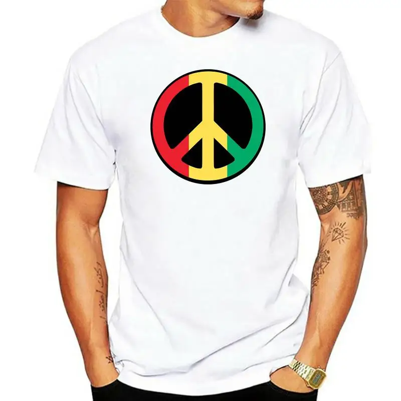 Frieden Rastafari T-Shirt Reggea Musik Ragga Dance hall Hip Hop