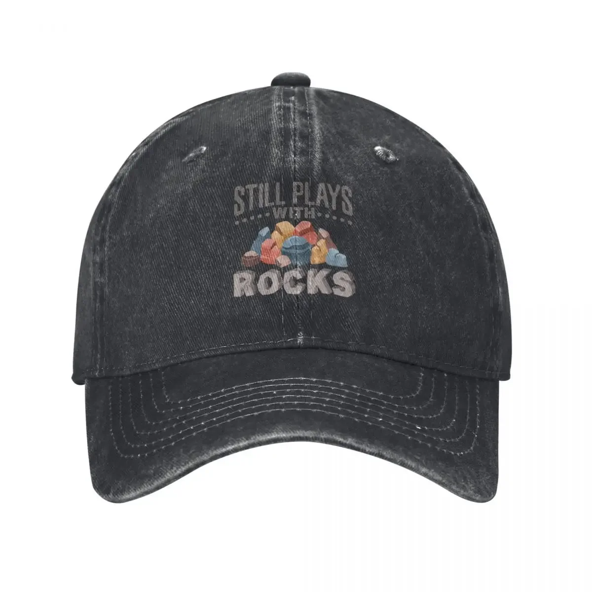 Still Plays with Rocks Geology Lover Geologist Baseball Cap cute sun hat Beach Bag birthday Women Men's