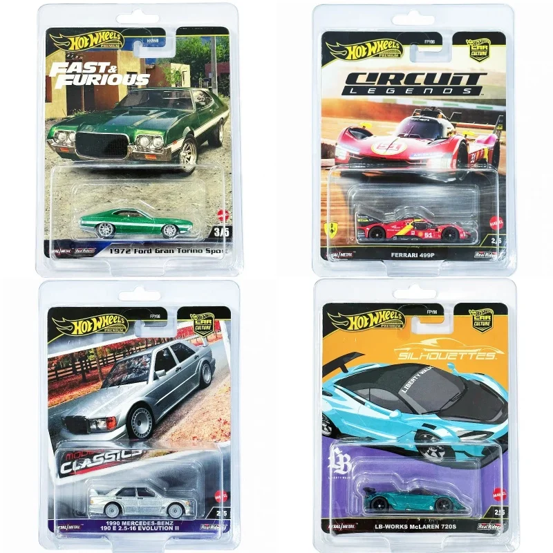 

Original Hot Wheels Golden Label car culture Serise die casting alloy car model Ferrari Decoration Surprise Toys Collection Gift