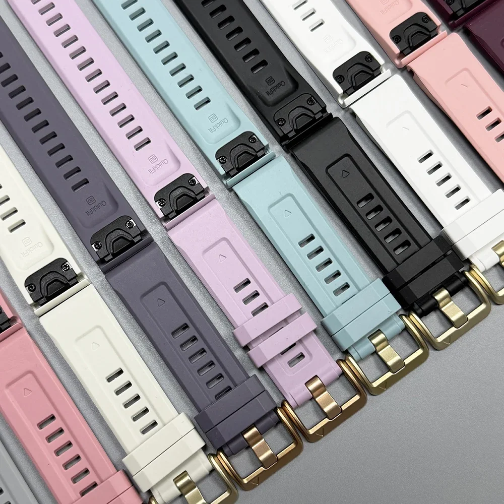 20mm Sport Soft Silicone Strap For Garmin Fenix 7S 6S 5S Plus 8 9 Pro 43mm Epix Pro 42mm instinct 3 40mm Quick Fit Band Bracelet