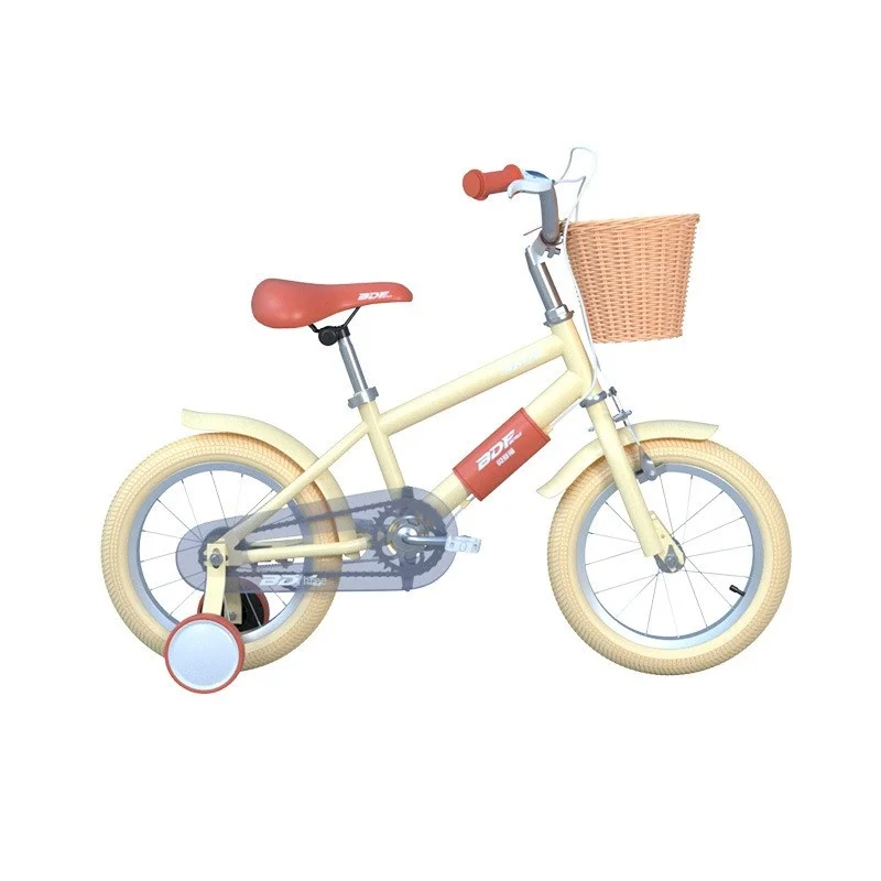 Children\'s Bicycle 14/16/18 Inch Male And Female Baby Auxiliary Wheel Bicycle Children\'s Bicycle Hot Sale New 2024 Dropshipping