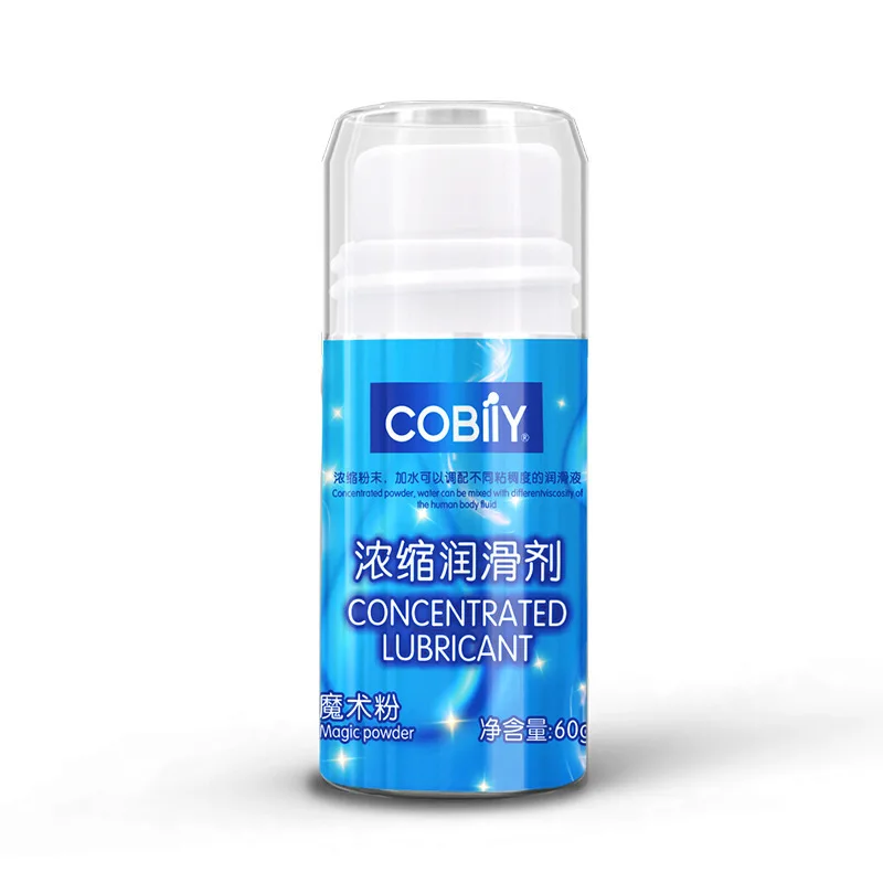 60g Solid Powder Lubricant Oil Silicone Grease Mix Powder with Water Vaginal Breast Anal Sex Lubricant Concentrated SM Bed Game