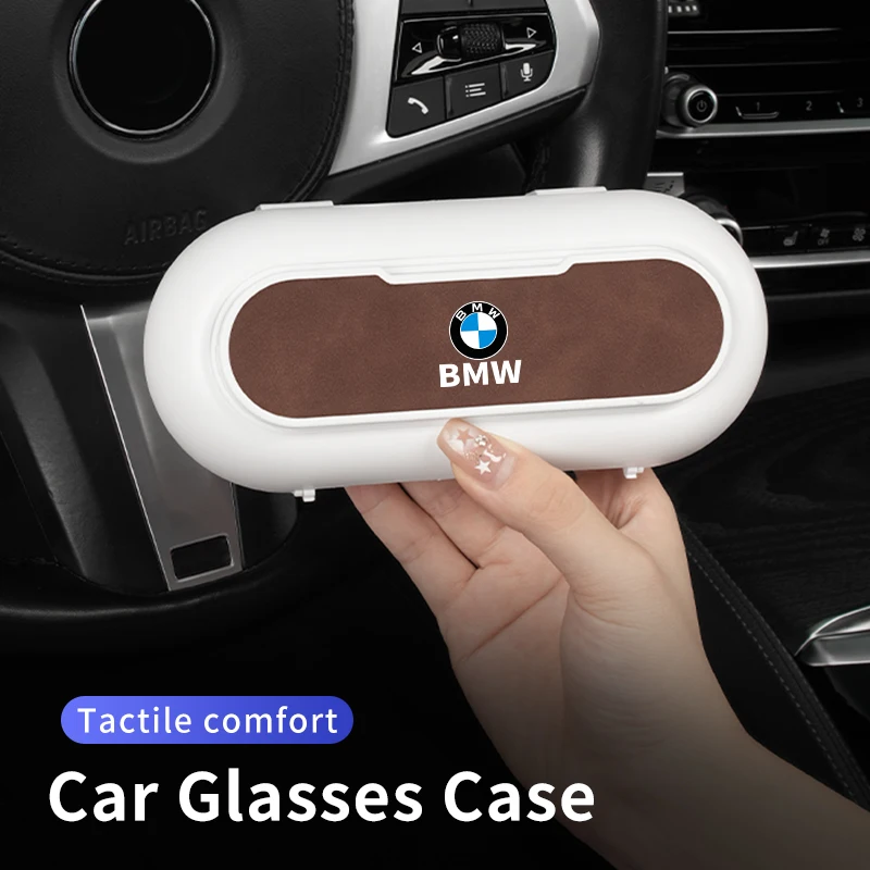 Car Sun Visor Glasses Case Sunglasses Holder Organizer Box For BMW E90 E60 E46 E39  F10 E87 X3 X4 X5 X1 G30 G20 M3 M5