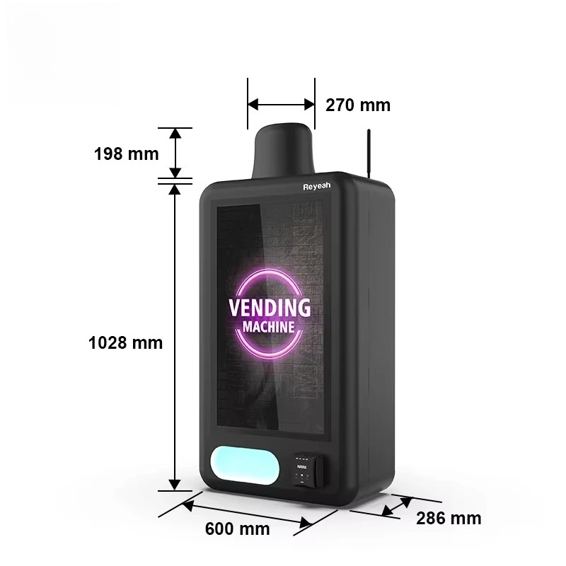 Mini Touch Screen Id Card Reader Vending Machine With Age Verification