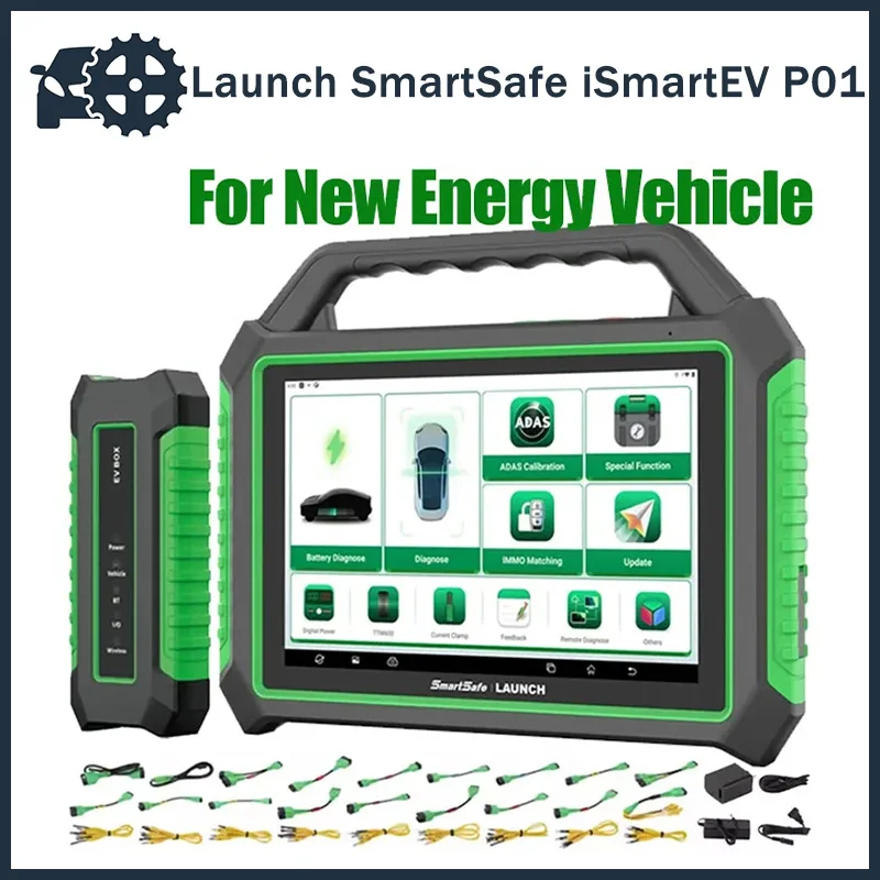 

Launch SmartSafe iSmartEV P01 For electric car New Energy Vehicles Like Hybrid PHEV EV More Car launch ev ADAS Calibration Tool