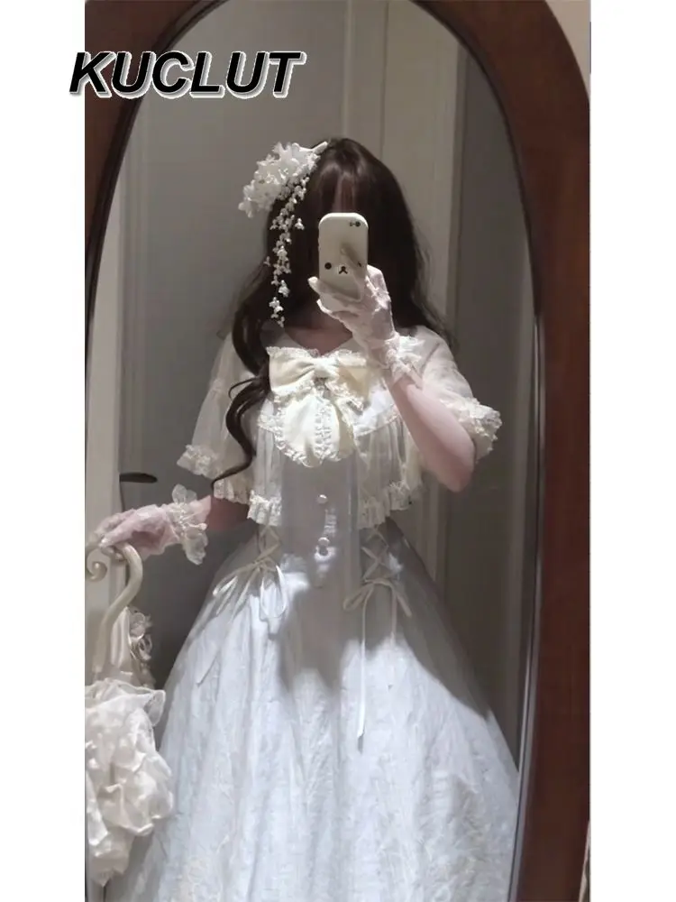 ファッションプリンセスロリータドレス女性スキニー半袖カジュアル甘いかわいい女性のエレガントなドレス春夏新作 2025